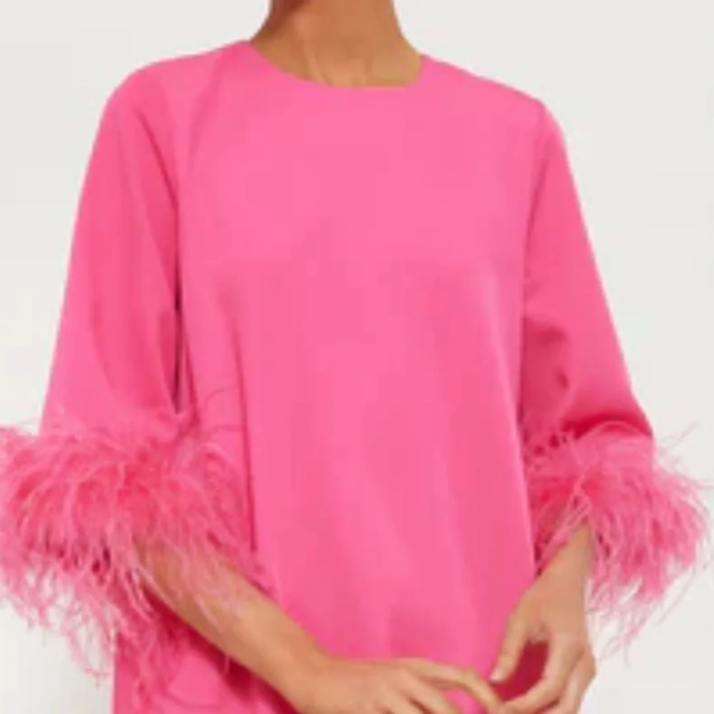 Tuckernuck Pink Dress with Feathered Sleeves
This dress was altered see last pic - Picture 2 of 6
